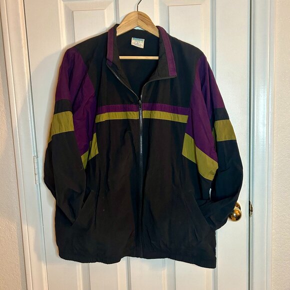 Vintage Varsity Style Windbreaker - Picture 1 of 8